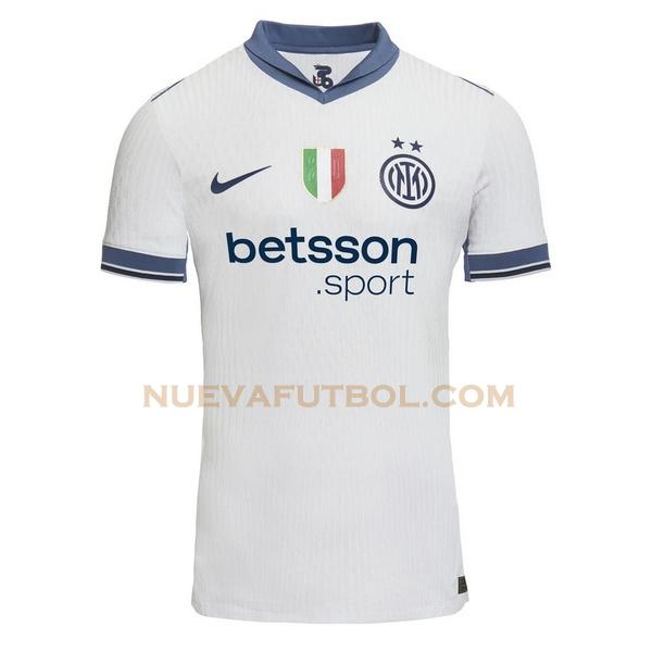 tailandia segunda camiseta inter milan 2024 2025 azul blanco hombre