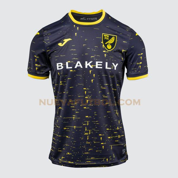 tailandia segunda camiseta norwich city 2024 2025 negro hombre