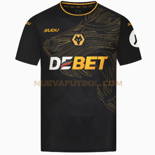 tailandia segunda camiseta wolves 2024 2025 negro hombre