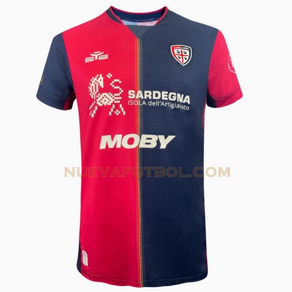 tailandia tercera camiseta cagliari 2024 2025 azul rojo hombre