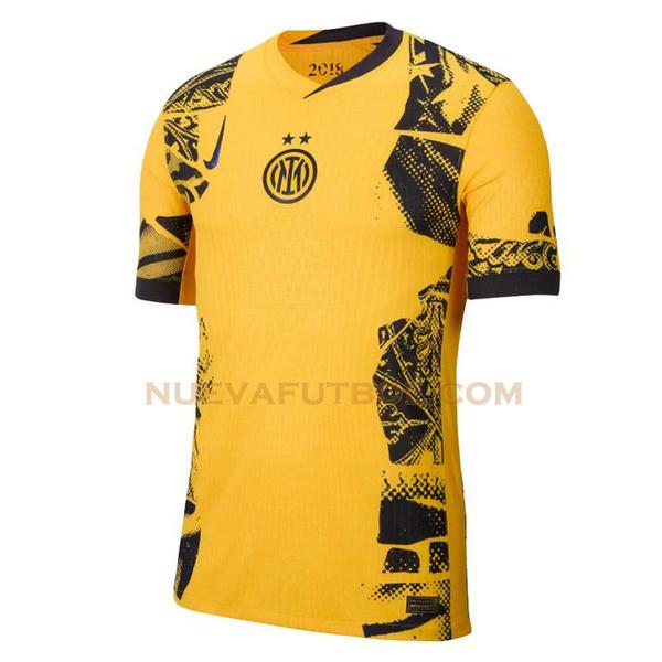 tailandia tercera camiseta inter milan 2024 2025 amarillo hombre