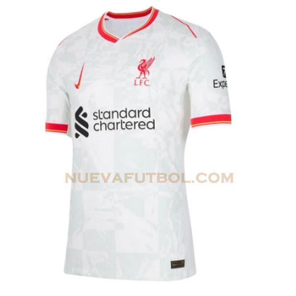 tailandia tercera camiseta liverpool 2024 2025 blanco hombre