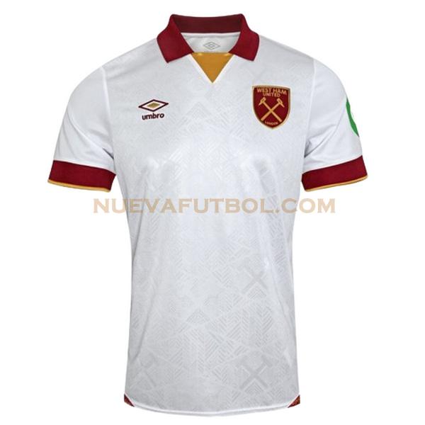 tailandia tercera camiseta west ham united 2024 2025 blanco hombre