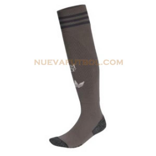 tercera calcetines real madrid 2024 2025 gris hombre