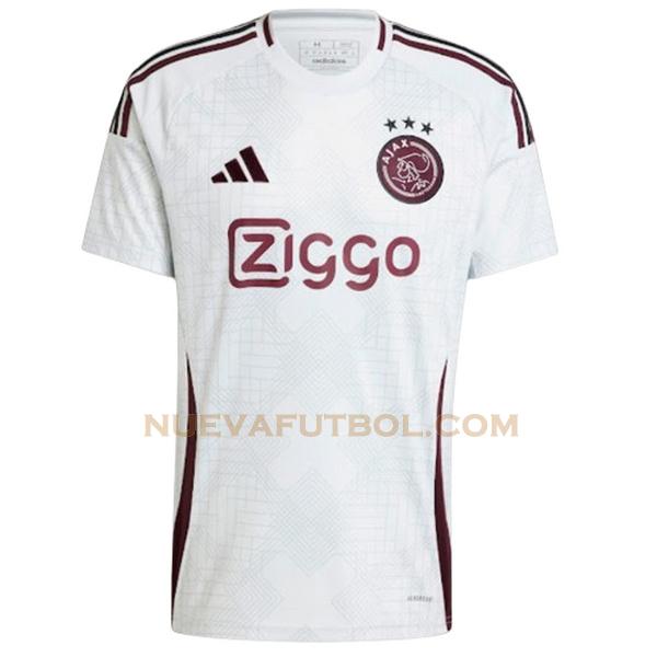 tercera camiseta ajax 2024 2025 blanco hombre