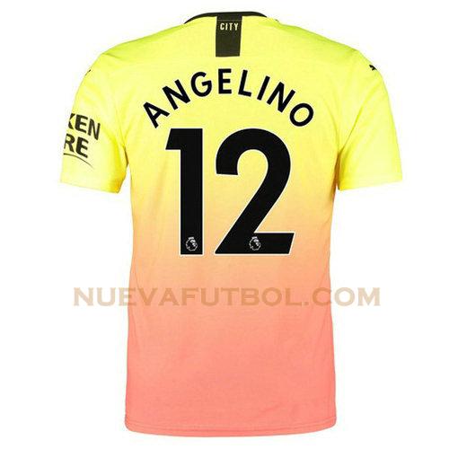 tercera camiseta angelino 12 manchester city 2019-2020 hombre