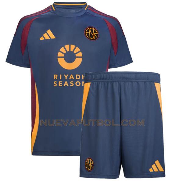 tercera camiseta as roma 2024 2025 azul niño