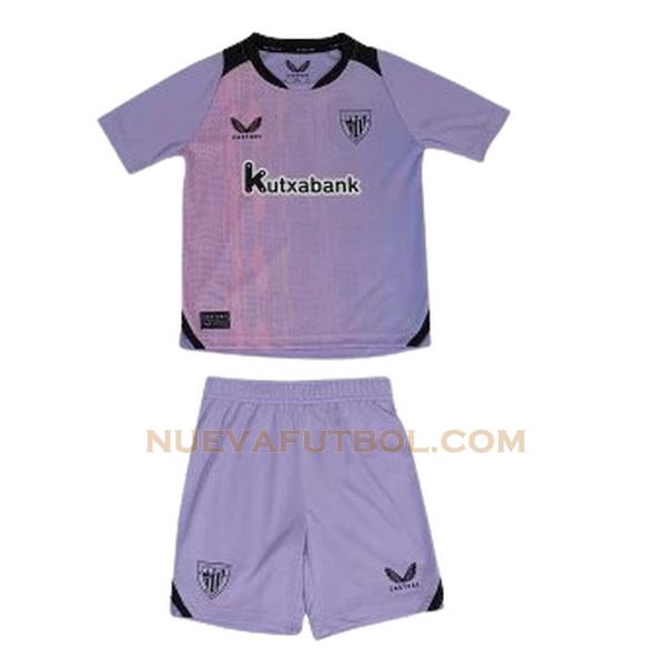 tercera camiseta athletic bilbao 2024 2025 purple niño