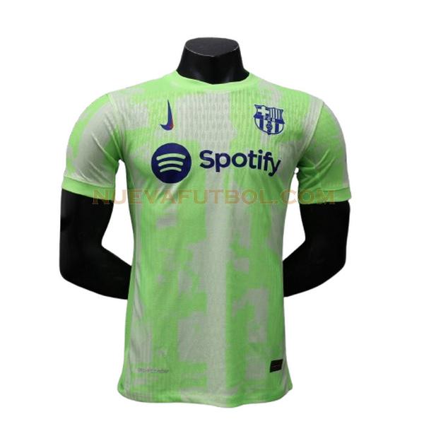 tercera camiseta barcelona player 2024 2025 verde hombre