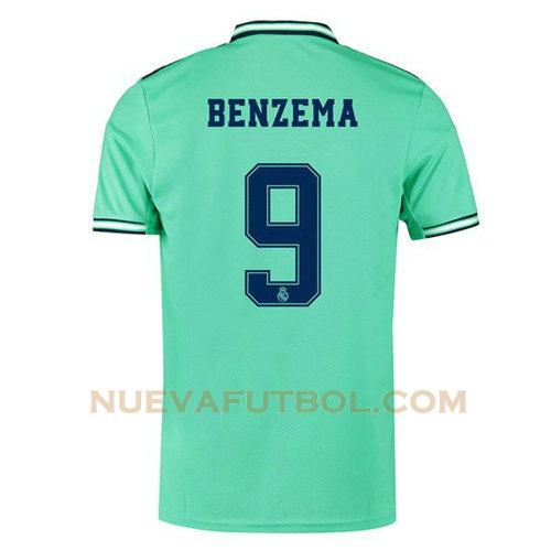 tercera camiseta benzema 9 real madrid 2019-2020 hombre