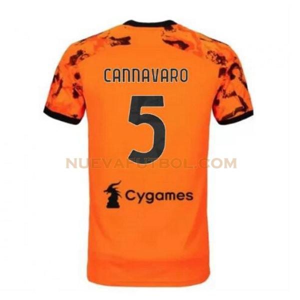 tercera camiseta cannavaro 5 juventus 2020-2021 hombre