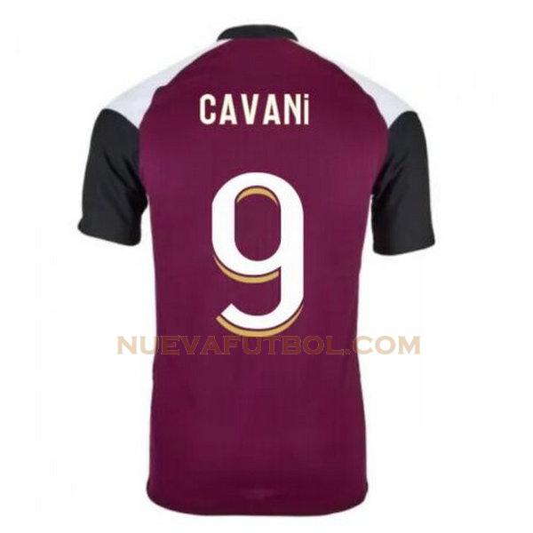 tercera camiseta cavani 9 paris saint germain 2020-2021 púrpura hombre