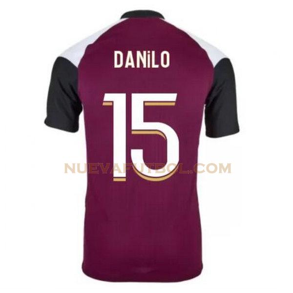 tercera camiseta danilo 15 paris saint germain 2020-2021 púrpura hombre