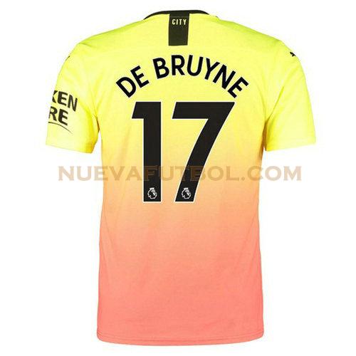 tercera camiseta de bruyne 17 manchester city 2019-2020 hombre