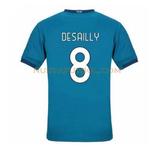 tercera camiseta desailly 8 ac milan 2020-2021 hombre