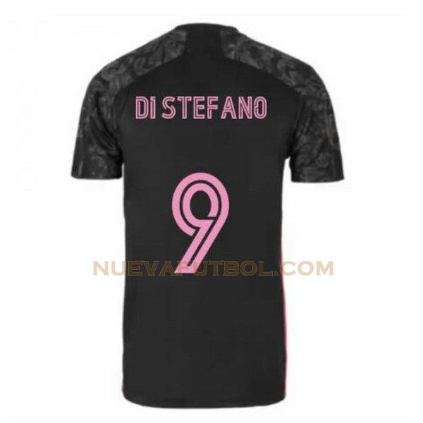 tercera camiseta di stefano 9 real madrid 2020-2021 negro hombre