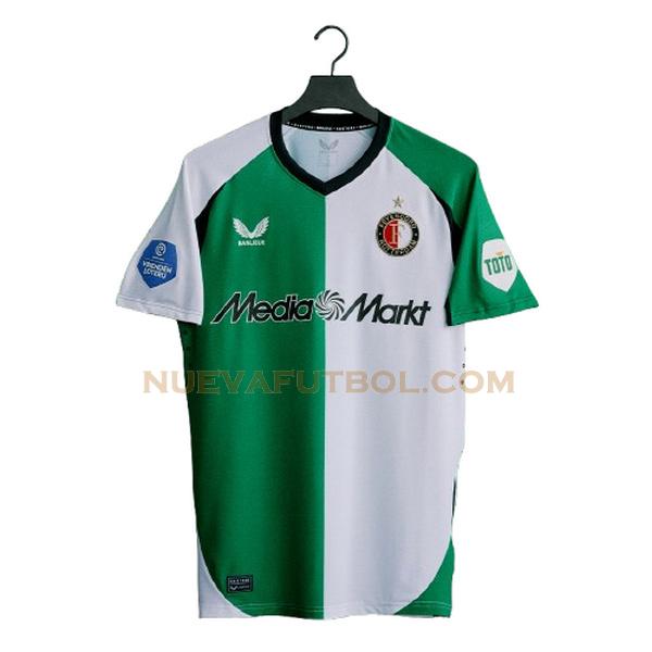 tercera camiseta feyenoord rotterdam 2024 2025 verde blanco hombre