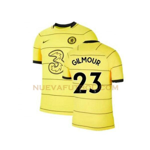 tercera camiseta gilmour 23 chelsea 2021 2022 amarillo hombre