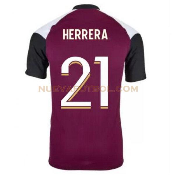 tercera camiseta herrera 21 paris saint germain 2020-2021 púrpura hombre