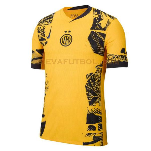 tercera camiseta inter milan 2024 2025 amarillo hombre