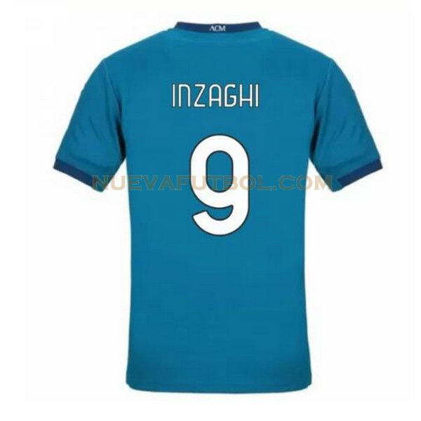 tercera camiseta inzaghi 9 ac milan 2020-2021 hombre