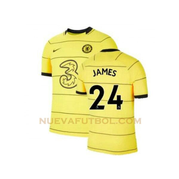 tercera camiseta james 24 chelsea 2021 2022 amarillo hombre