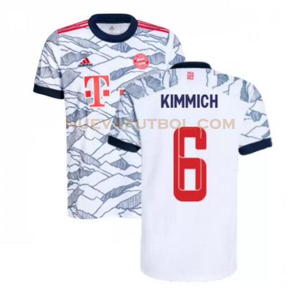 tercera camiseta kimmich 6 bayern de múnich 2021 2022 negro hombre