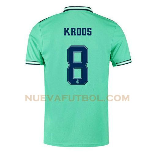 tercera camiseta kroos 8 real madrid 2019-2020 hombre