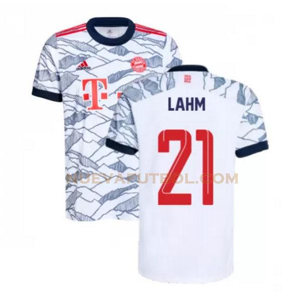 tercera camiseta lahm 21 bayern de múnich 2021 2022 negro hombre