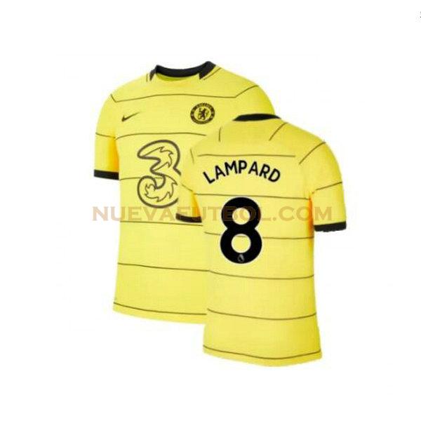 tercera camiseta lampard 8 chelsea 2021 2022 amarillo hombre