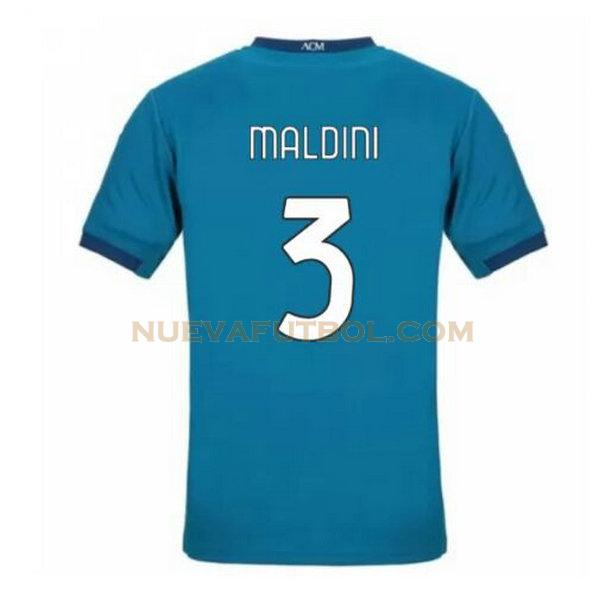 tercera camiseta maldini 3 ac milan 2020-2021 hombre