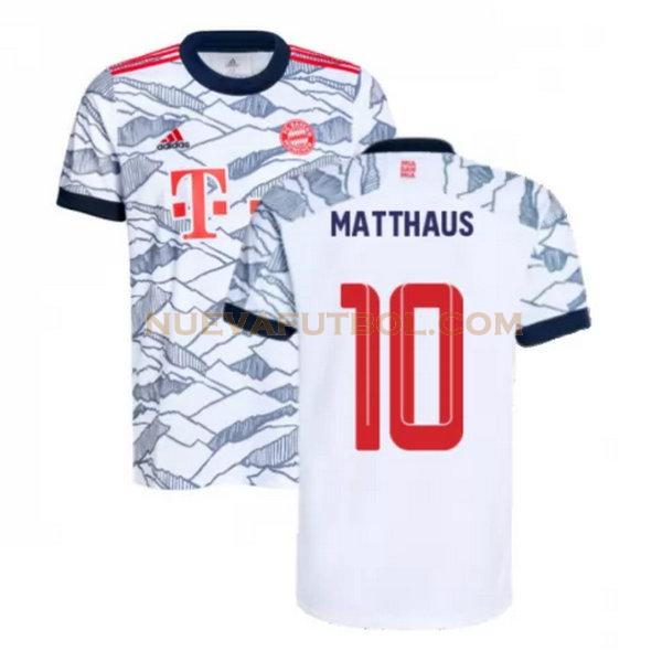 tercera camiseta matthaus 10 bayern de múnich 2021 2022 negro hombre