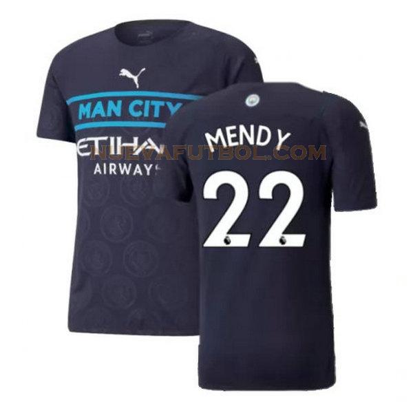 tercera camiseta mendy 22 manchester city 2021 2022 negro hombre