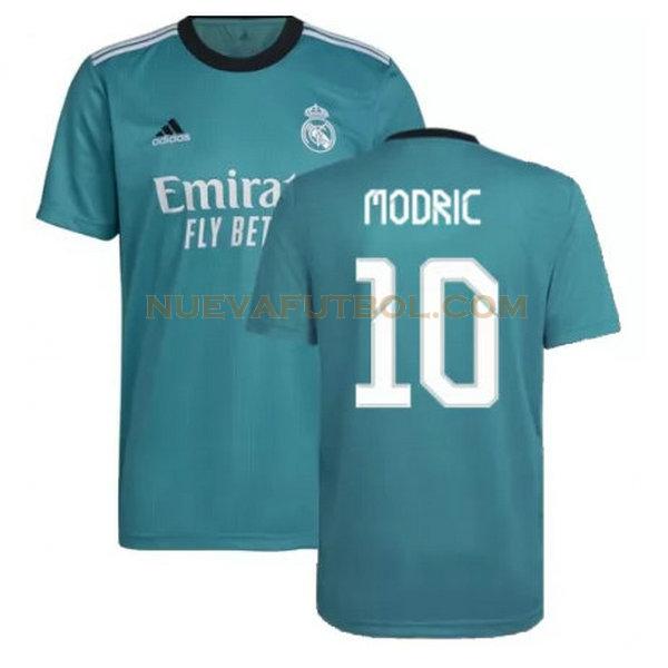 tercera camiseta modric 10 real madrid 2021 2022 verde hombre