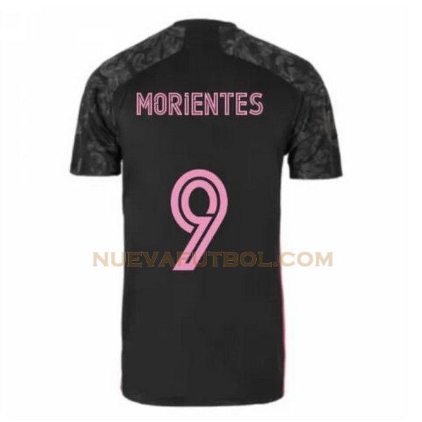 tercera camiseta morientes 9 real madrid 2020-2021 negro hombre