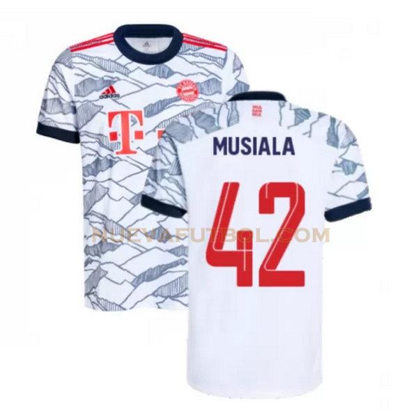 tercera camiseta musiala 42 bayern de múnich 2021 2022 negro hombre