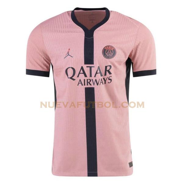 tercera camiseta paris saint germain 2024 2025 rosa hombre