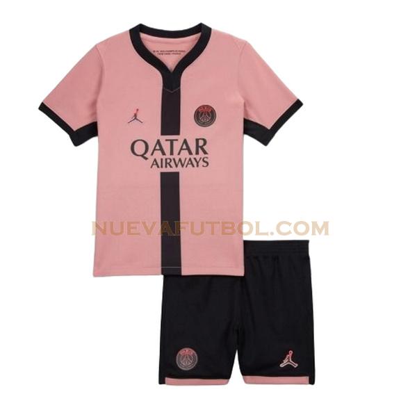 tercera camiseta paris saint germain 2024 2025 rosa niño