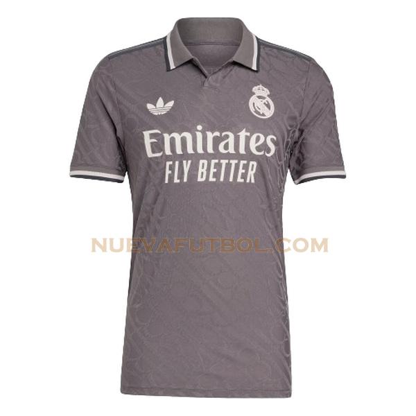 tercera camiseta real madrid 2024 2025 gris hombre