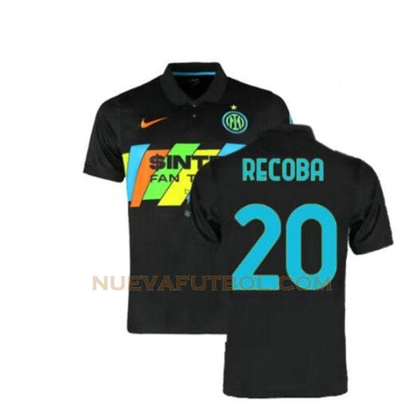 tercera camiseta recoba 20 inter milan 2021 2022 negro hombre