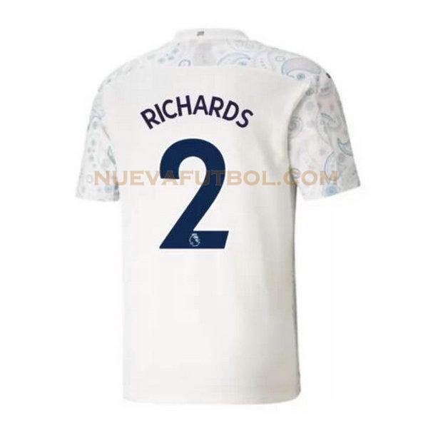 tercera camiseta richards 2 manchester city 2020-2021 hombre