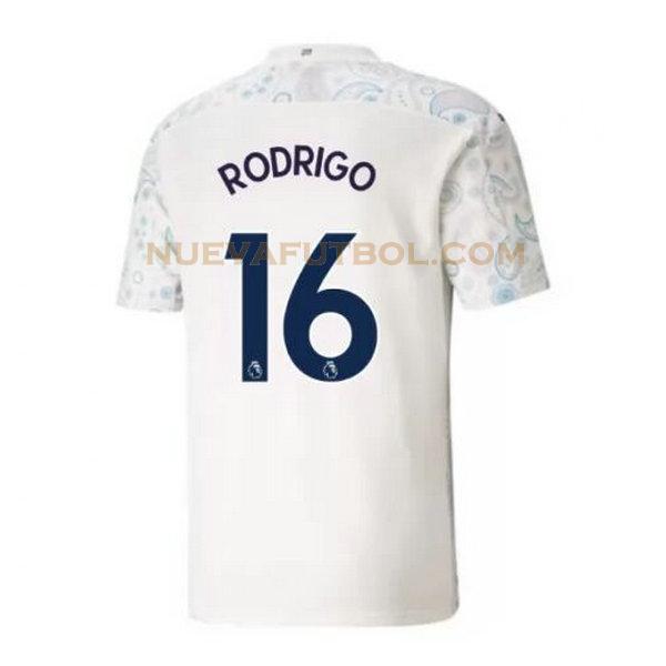 tercera camiseta rodrigo 16 manchester city 2020-2021 hombre