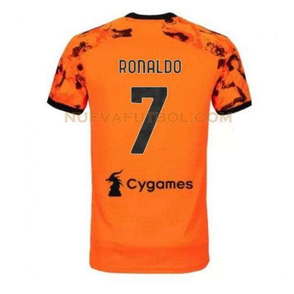 tercera camiseta ronaldo 7 juventus 2020-2021 hombre