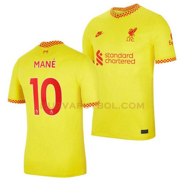 tercera camiseta sadio-mane-10 arsenal 2021 2022 azul hombre