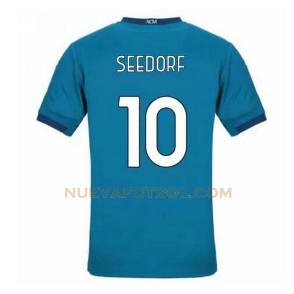 tercera camiseta seedorf 10 ac milan 2020-2021 hombre