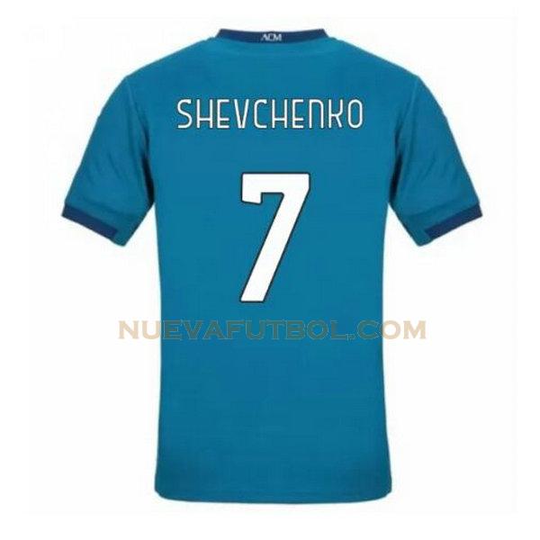 tercera camiseta shevchenko 7 ac milan 2020-2021 hombre