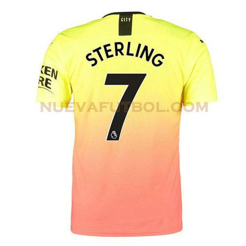 tercera camiseta sterling 7 manchester city 2019-2020 hombre