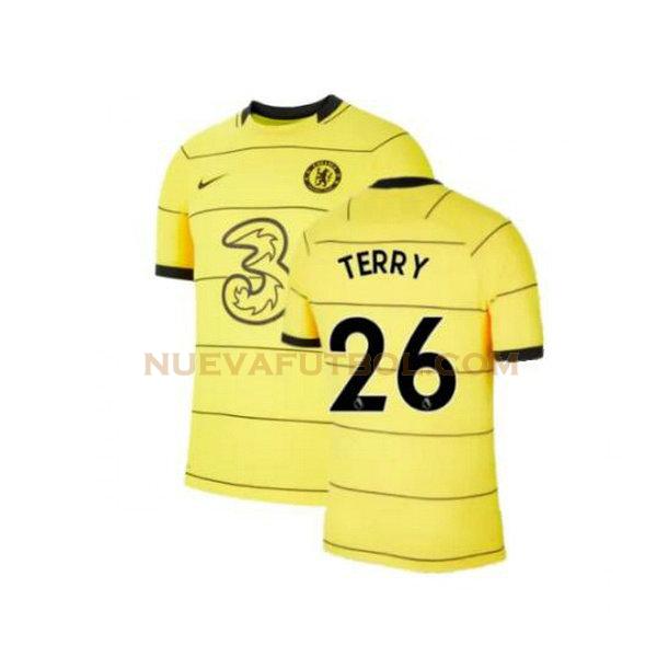 tercera camiseta terry 26 chelsea 2021 2022 amarillo hombre