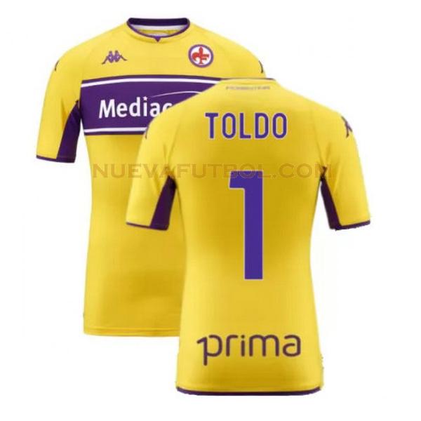 tercera camiseta toldo 1 fiorentina 2021 2022 amarillo hombre