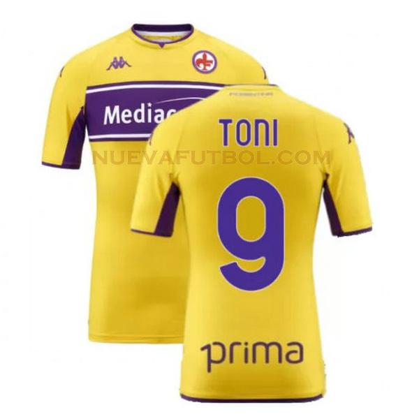 tercera camiseta toni 9 fiorentina 2021 2022 amarillo hombre